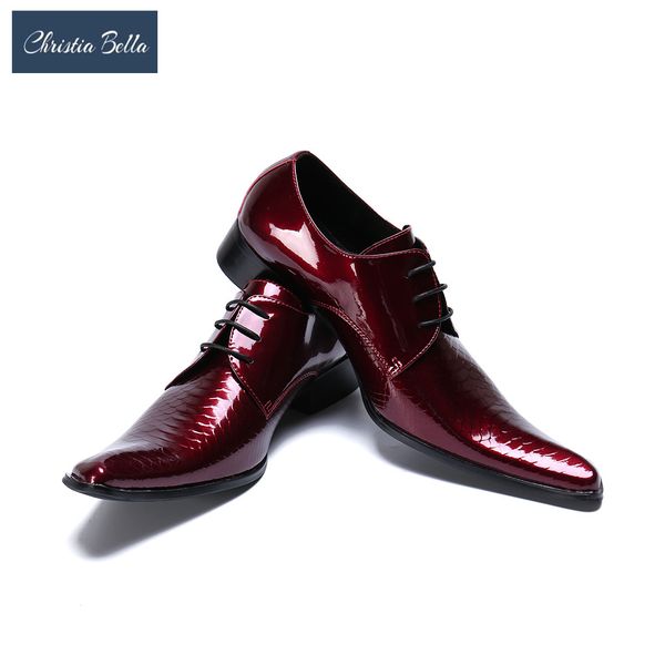 christia bella formal man footwear lace-up oxford square toe red wedding shoes business office loafers chaussure classique homme, Black
christia bella formal man footwear lace-up oxford square toe red wedding shoes business office loafers chaussure classique homme, Black