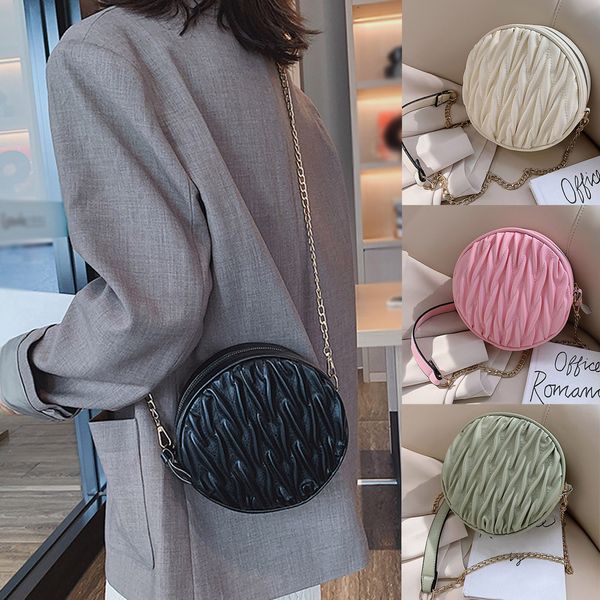 35#2019 fashion women bag pleated print solid color chain zipper messenger bag ladies shoulder bags pu leather crossbody bags
35#2019 fashion women bag pleated print solid color chain zipper messenger bag ladies shoulder bags pu leather crossbody bags