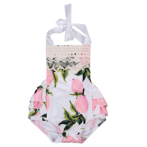 new 2017 summer newborn baby girls peach print lace ruffle sleeveless backless sunsuit clothes bodysuit jumpsuit outfits, Blue
new 2017 summer newborn baby girls peach print lace ruffle sleeveless backless sunsuit clothes bodysuit jumpsuit outfits, Blue