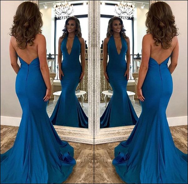 2019 keyhole design halter mermaid prom dresses blue open back long evening party gown bc1034, Black
2019 keyhole design halter mermaid prom dresses blue open back long evening party gown bc1034, Black