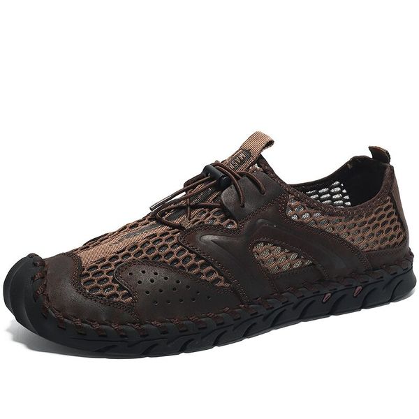 new summer breathable flats shoes mesh men casual shoes for comfortable handmade genuine leather men's sneaker, Black
new summer breathable flats shoes mesh men casual shoes for comfortable handmade genuine leather men's sneaker, Black