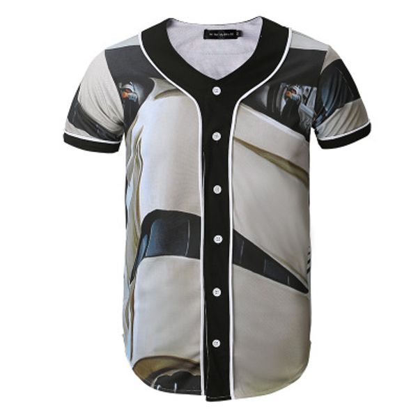 new style men baseball jersey sport shirt with button 3d fashion good quality 0595-7, Blue;black
new style men baseball jersey sport shirt with button 3d fashion good quality 0595-7, Blue;black