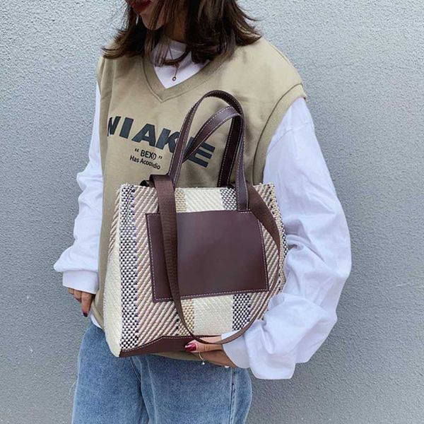 vintage patchwork thread canvas tote bags women woven high capacity bucket bag handle shoulder bags handbags
vintage patchwork thread canvas tote bags women woven high capacity bucket bag handle shoulder bags handbags