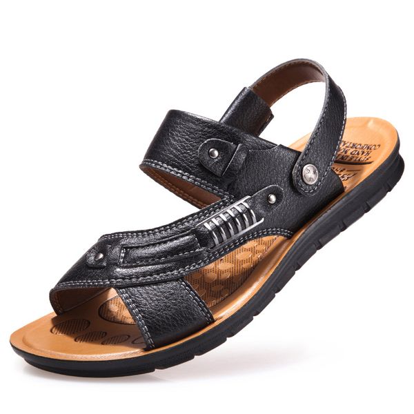 new summer men genuine leather sandals business casual shoes design outdoor beach sandals man water sneakers, Black
new summer men genuine leather sandals business casual shoes design outdoor beach sandals man water sneakers, Black