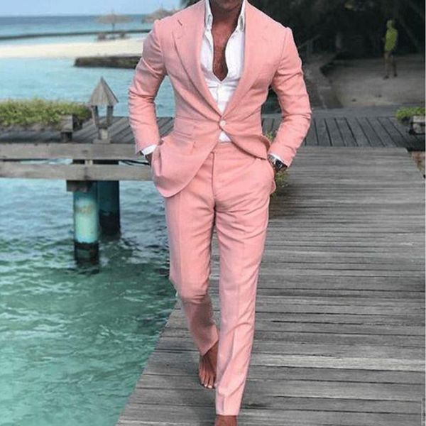 charming two pieces pink one button men prom suits notched lapel groomsmen wedding tuxedos formal suit (jacket+pants), Black;gray
charming two pieces pink one button men prom suits notched lapel groomsmen wedding tuxedos formal suit (jacket+pants), Black;gray