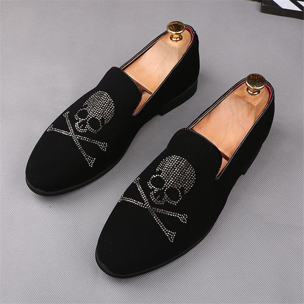fashion men's british rhinestone pirate skull flats dress shoes male wedding homecoming evening shoes sapato social masculino, Black
fashion men's british rhinestone pirate skull flats dress shoes male wedding homecoming evening shoes sapato social masculino, Black