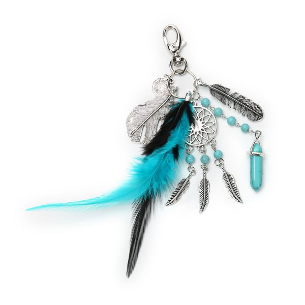 handmade natural stone keychain dream catcher keyring tassels feather keychain women silver boho jewelry gift for women
handmade natural stone keychain dream catcher keyring tassels feather keychain women silver boho jewelry gift for women
