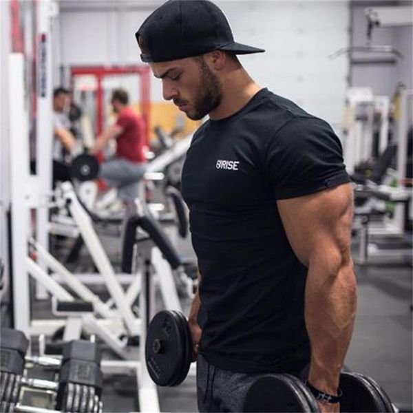 men gym professional training t shirt fitness bodybuilding short sleeve cotton shirts workout clothes crossfit tee clothing, Black;blue
men gym professional training t shirt fitness bodybuilding short sleeve cotton shirts workout clothes crossfit tee clothing, Black;blue