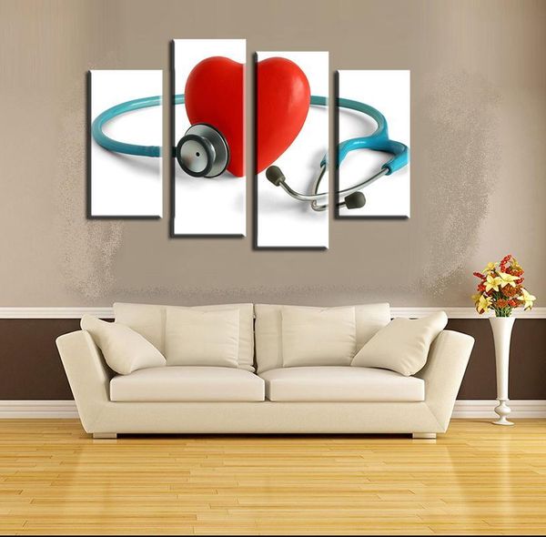 4 шт стетоскоп red heart wall art picture современный дом украшения гостиной или спальне холст печати картина на стене изображение
4 шт стетоскоп red heart wall art picture современный дом украшения гостиной или спальне холст печати картина на стене изображение