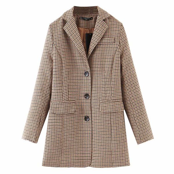 women's jackets 2019 autumn women's suit jacket fashion retro check single-breasted blazer elegant chic suit jacket, White;black
women's jackets 2019 autumn women's suit jacket fashion retro check single-breasted blazer elegant chic suit jacket, White;black