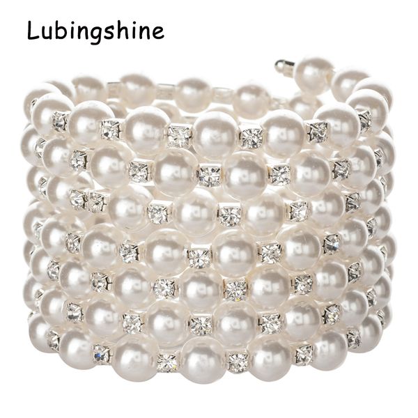 multilayer women bracelets adjustable wide rhinestone pearl statement bracelet wristband luxury jewelry cuff pulseras, Black
multilayer women bracelets adjustable wide rhinestone pearl statement bracelet wristband luxury jewelry cuff pulseras, Black