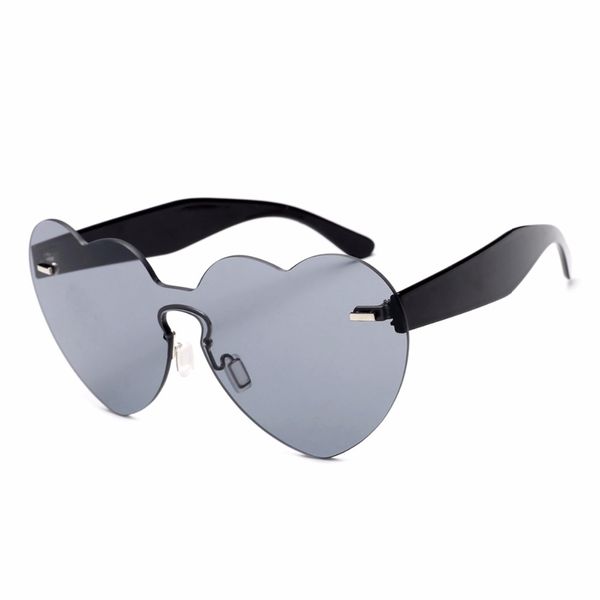 women love heart shape sunglasses women 2018 rimless frame tint clear lens colorful solid color red pink blue sun glasses, White;black
women love heart shape sunglasses women 2018 rimless frame tint clear lens colorful solid color red pink blue sun glasses, White;black