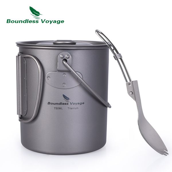 boundless voyage outdoor titanium cup mug pot spork set with lid folding handle camping hiking picnic ultralight tableware 750ml
boundless voyage outdoor titanium cup mug pot spork set with lid folding handle camping hiking picnic ultralight tableware 750ml