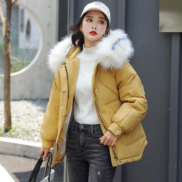 women long sleeve daily casual winter faux fur hooded outerwear with pockets down jacket zipper short thickening windproof solid, Black
women long sleeve daily casual winter faux fur hooded outerwear with pockets down jacket zipper short thickening windproof solid, Black