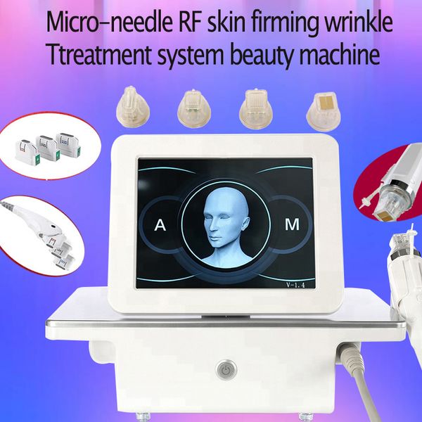 new microneedle machine fractional rf micro needle skin tightening anti wrinkle scar removal thermage machine mrf srf cooling handle dhl
new microneedle machine fractional rf micro needle skin tightening anti wrinkle scar removal thermage machine mrf srf cooling handle dhl