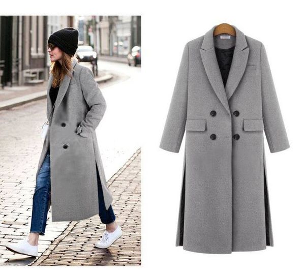 trend new cotton liner coat european american double breasted extra long coat wool blend coat and jacket women coats winter, Black
trend new cotton liner coat european american double breasted extra long coat wool blend coat and jacket women coats winter, Black
