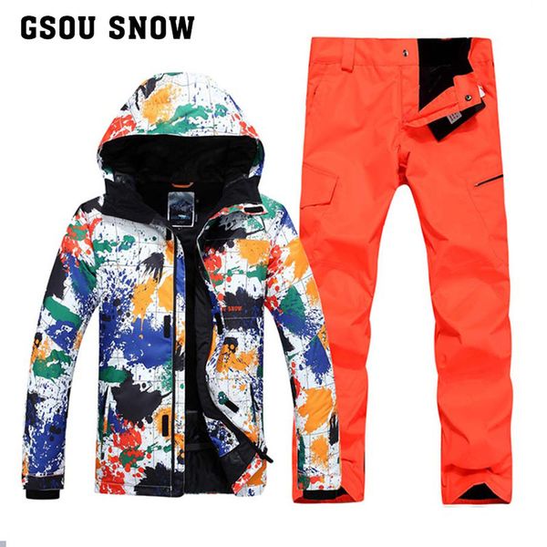 gsou snow male ski suit winter windproof waterproof warm thick breathable ski jacket+ski trousers for men size xs-xl
gsou snow male ski suit winter windproof waterproof warm thick breathable ski jacket+ski trousers for men size xs-xl