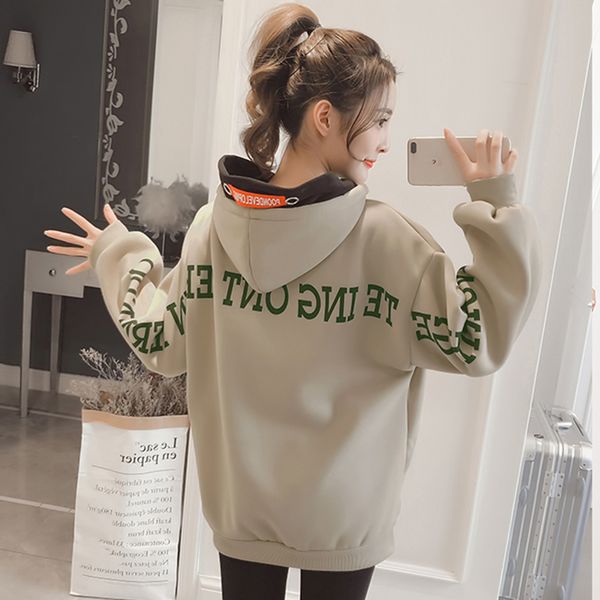 women hoodie sweatshirt 2019 new letter printing harajuku o-neck fashion sweatshirts long sleeve hoodies moletom feminino 2xl, Black
women hoodie sweatshirt 2019 new letter printing harajuku o-neck fashion sweatshirts long sleeve hoodies moletom feminino 2xl, Black