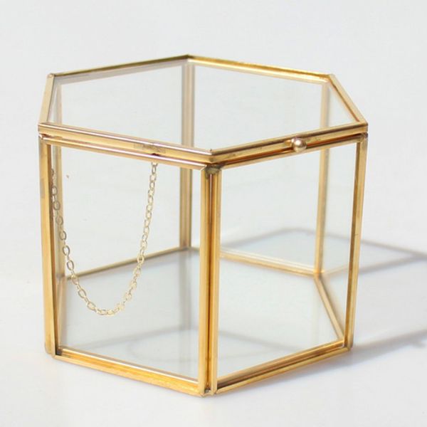 modern hexagon clear glass brass geometric terrarium fern moss air plant display case art home garden decor
modern hexagon clear glass brass geometric terrarium fern moss air plant display case art home garden decor