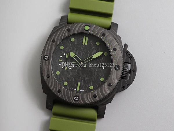 vs 47mm pam961 carbotech p.9010 automatic watch puretime with green rubber strap sapphire watch on carbon dial movement watches, Slivery;brown
vs 47mm pam961 carbotech p.9010 automatic watch puretime with green rubber strap sapphire watch on carbon dial movement watches, Slivery;brown