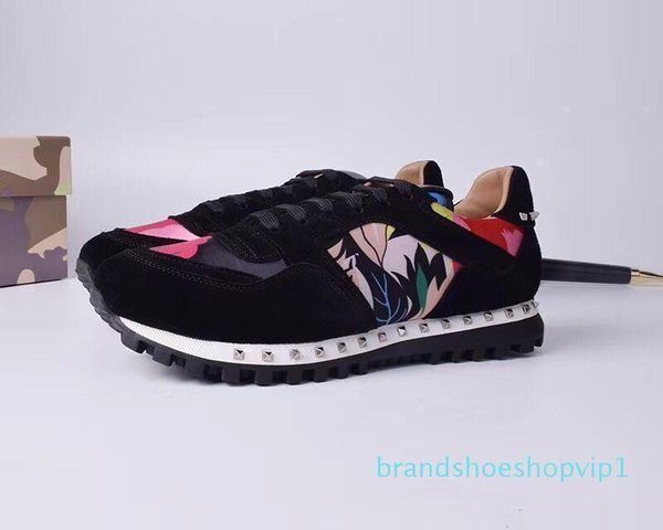 2019spring and summer new v home camouflage casual men and women couple sports shoes rivets lace leather color matching tide shoes, Black
2019spring and summer new v home camouflage casual men and women couple sports shoes rivets lace leather color matching tide shoes, Black