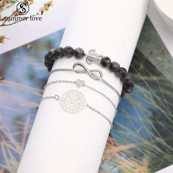 8mm glitter stone bead bracelet set silver chain wax rope adjustable bracelet set for women valentine's day jewelry gift-z, Black
8mm glitter stone bead bracelet set silver chain wax rope adjustable bracelet set for women valentine's day jewelry gift-z, Black