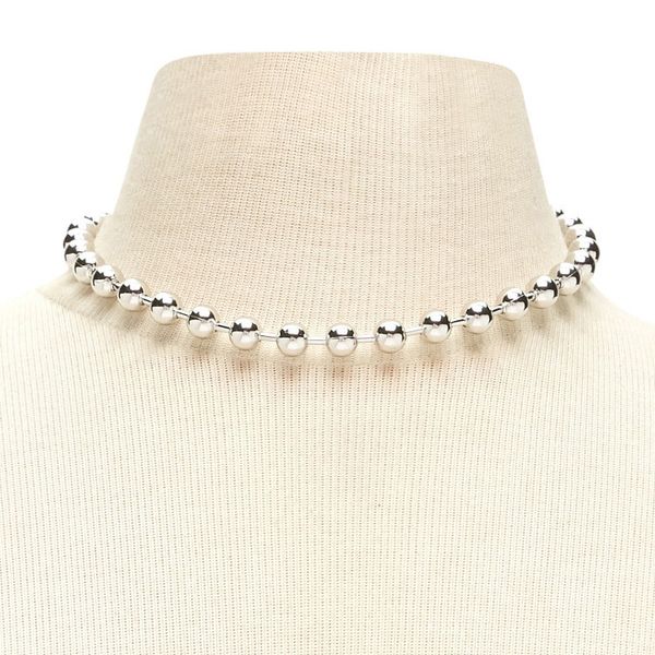 silver color chunky beaded necklace 2019 fashion jewellery alloy maxi colar chokers necklaces for women party jewelry bijoux, Golden;silver
silver color chunky beaded necklace 2019 fashion jewellery alloy maxi colar chokers necklaces for women party jewelry bijoux, Golden;silver