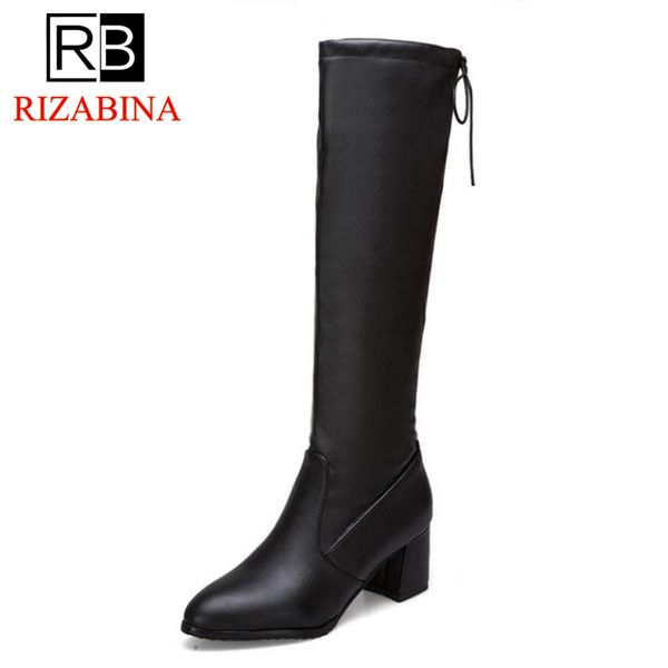 rizabina size 34-43 high heel ladies boots woman shoes knee boots woman simple classic women shoes winter ladies footwear, Black
rizabina size 34-43 high heel ladies boots woman shoes knee boots woman simple classic women shoes winter ladies footwear, Black