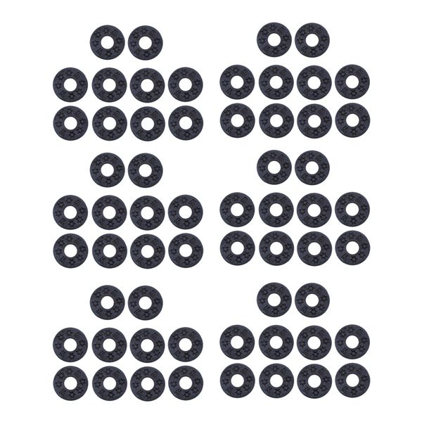 60 pieces guitar bass strap block rubber safety strap lock washer cushion gasket, 25mm diameter
60 pieces guitar bass strap block rubber safety strap lock washer cushion gasket, 25mm diameter