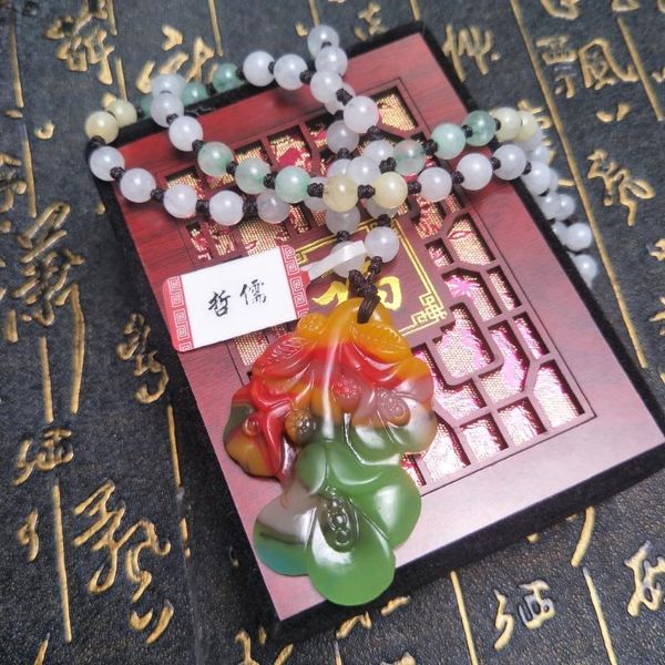 send a-level national certificate natural colorful jade carving multi-color orchid pendant three-color jade pendant chain, Silver
send a-level national certificate natural colorful jade carving multi-color orchid pendant three-color jade pendant chain, Silver