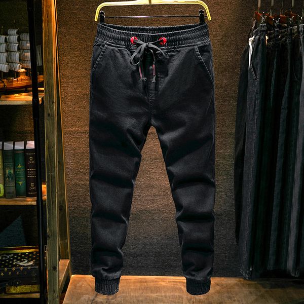 men's jeans hip hop letter printing trousers loose ankle banded pants western style casual fashion high street youth, Blue
men's jeans hip hop letter printing trousers loose ankle banded pants western style casual fashion high street youth, Blue
