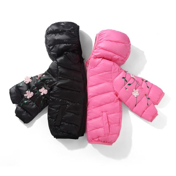 Girls Down Coats Girl Winter Little Baby Girl New Parkas Flower Stitching Hooded Jacket Slim Warm Thick Coat, Black
Girls Down Coats Girl Winter Little Baby Girl New Parkas Flower Stitching Hooded Jacket Slim Warm Thick Coat, Black