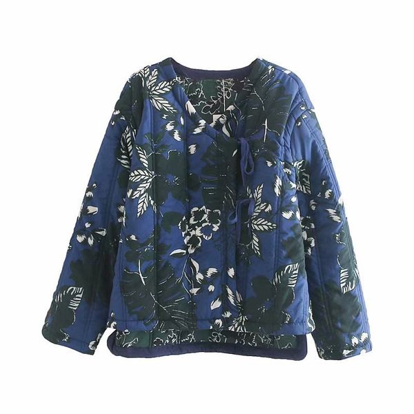 western style women's dress 2019 autumn & winter new style v-neck cross lace-up printed cotton overcoat women's, Blue;black
western style women's dress 2019 autumn & winter new style v-neck cross lace-up printed cotton overcoat women's, Blue;black
