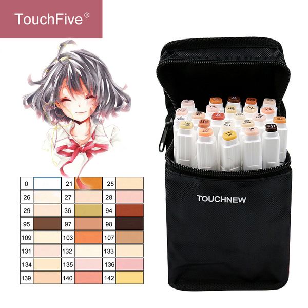touchfive 12/24 colors sketch skin tones marker pen artist double headed alcohol based manga art markers brush pen
touchfive 12/24 colors sketch skin tones marker pen artist double headed alcohol based manga art markers brush pen