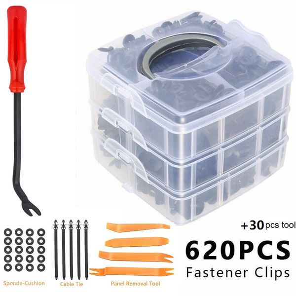 620pcs car fasteners door trim panel auto bumper fender rivet clips car fasteners clips retainer 16 sizes with box
620pcs car fasteners door trim panel auto bumper fender rivet clips car fasteners clips retainer 16 sizes with box