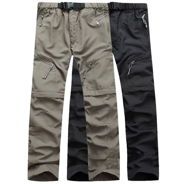 men quick-drying pants summer casual breathable trousers uv protection comfortable pants trousers two sections removable, Black
men quick-drying pants summer casual breathable trousers uv protection comfortable pants trousers two sections removable, Black