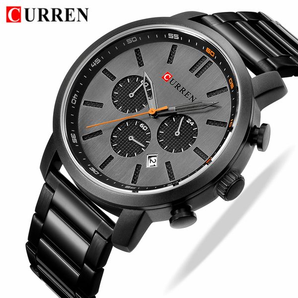 curren mens watches quartz watch men full steel waterproof wristwatches calendar male clock relogio masculino, Slivery;brown
curren mens watches quartz watch men full steel waterproof wristwatches calendar male clock relogio masculino, Slivery;brown