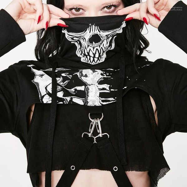 up designer skeleton printed womens hoodies short dark styles ladies summer clothes halloween assassin dress, Black
up designer skeleton printed womens hoodies short dark styles ladies summer clothes halloween assassin dress, Black