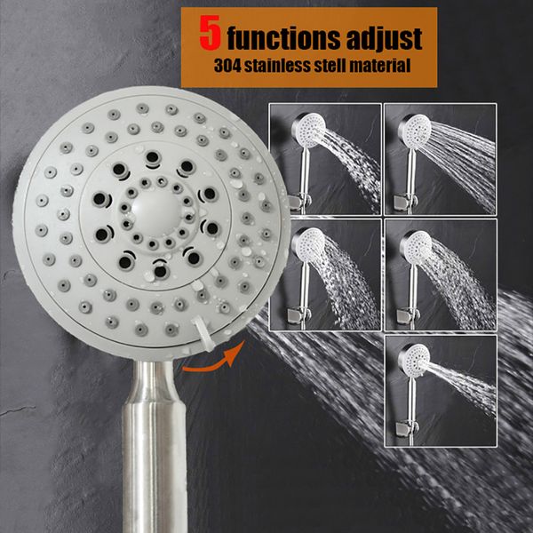 2017 New 5 functions stainless steel hand shower massagers bathroom accessories brushed water saving rain heldhold shower head
2017 New 5 functions stainless steel hand shower massagers bathroom accessories brushed water saving rain heldhold shower head