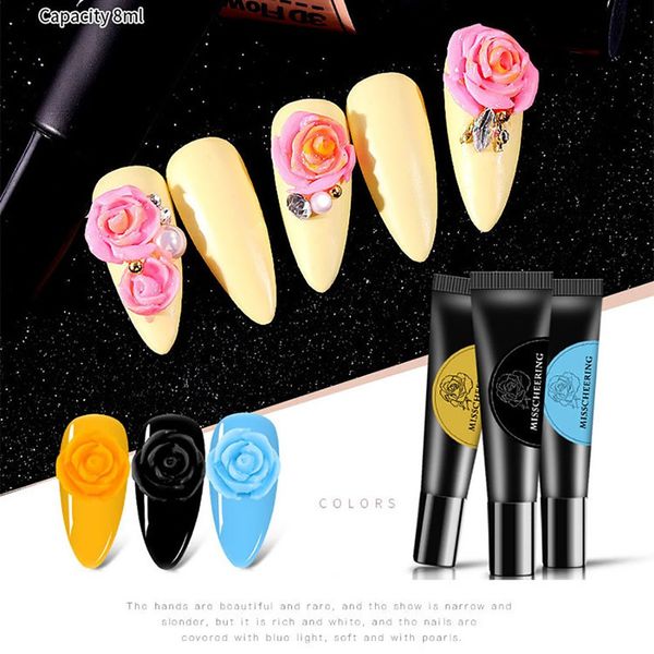 sculpture nail gel 3d carved plasticine uv gel varnish creative sculpture coloured nail art tip creative manicure decoration, Red;pink
sculpture nail gel 3d carved plasticine uv gel varnish creative sculpture coloured nail art tip creative manicure decoration, Red;pink