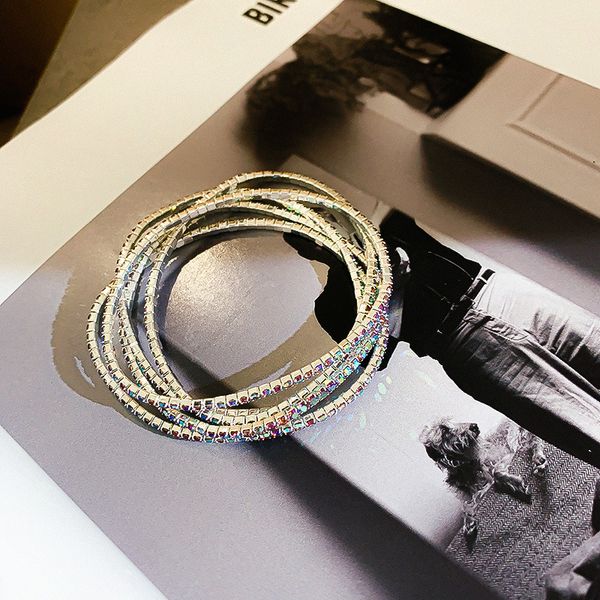 charm bracelets europe and america simple temperament multi-layer rhinestones bracelet for girl women fashion exquisite jewelry accessories, Golden;silver
charm bracelets europe and america simple temperament multi-layer rhinestones bracelet for girl women fashion exquisite jewelry accessories, Golden;silver