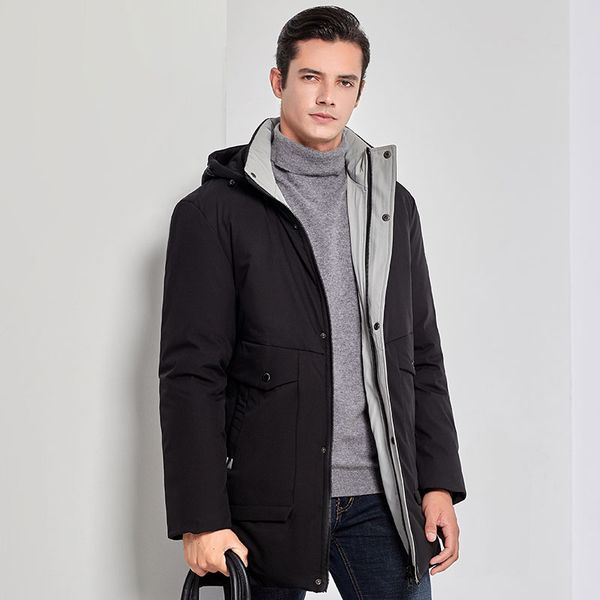 2019 new thick winter men's white down jacket brand clothing hooded black gary long warm white duck down coat male coats
2019 new thick winter men's white down jacket brand clothing hooded black gary long warm white duck down coat male coats