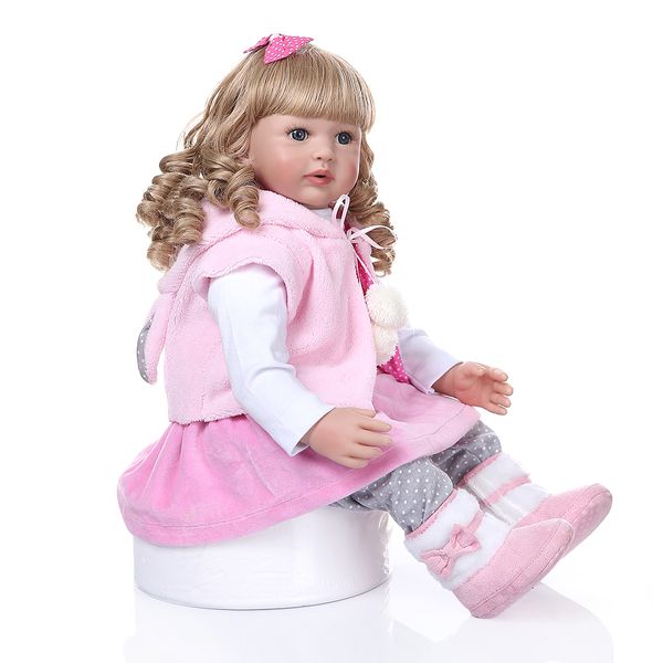 24inch curly hair 60cm bebe doll reborn toddler girl doll long curly blonde hair doll soft silicone realistic baby toy christmas gift
24inch curly hair 60cm bebe doll reborn toddler girl doll long curly blonde hair doll soft silicone realistic baby toy christmas gift