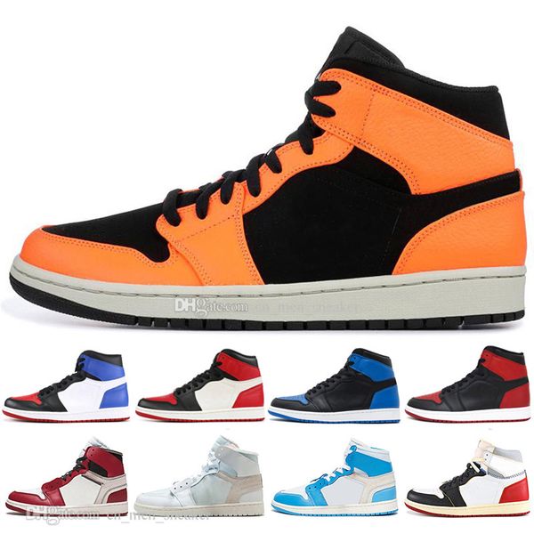 New 1 top 3 Mens Basketball Shoes Chicago Bred Banned Black Toe UNC Royal Blue Fragment Pine Green 1s men sports sneakers designer trainers
New 1 top 3 Mens Basketball Shoes Chicago Bred Banned Black Toe UNC Royal Blue Fragment Pine Green 1s men sports sneakers designer trainers