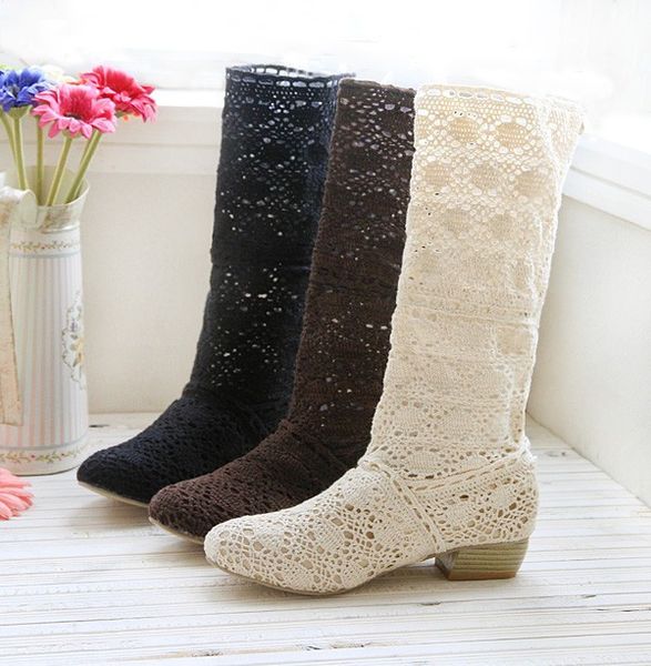 xingdeng summer lace hollow women long boots lady breathable air mesh square heels high heels motorcycle boots shoes 34-43 size, Black
xingdeng summer lace hollow women long boots lady breathable air mesh square heels high heels motorcycle boots shoes 34-43 size, Black