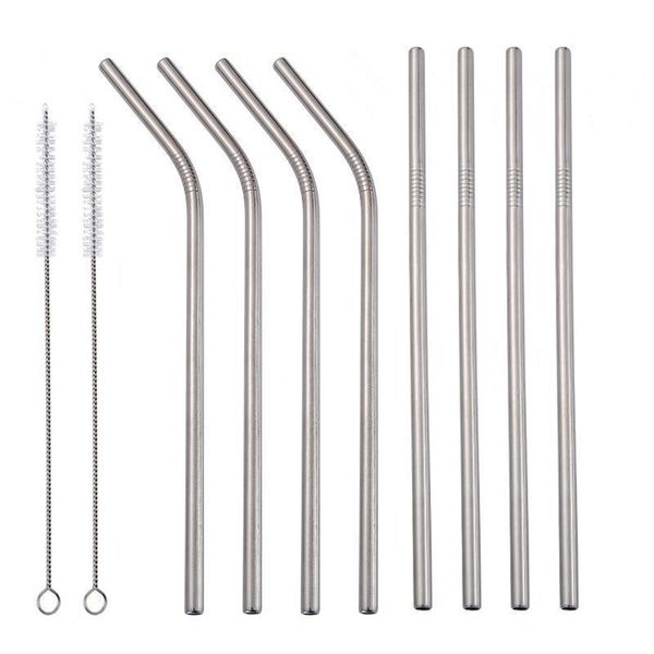 8pcs set 304 stainless steel straws diameter 6mm reusable drinking straw rainbow metal straw with 2pcs brushes
8pcs set 304 stainless steel straws diameter 6mm reusable drinking straw rainbow metal straw with 2pcs brushes
