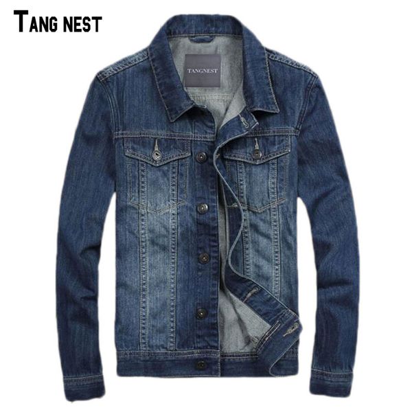 tangnest men denim jackets new spring style men's casual thin jacket jeans denim blue solid coat s-3xl mwj2320, Black;brown
tangnest men denim jackets new spring style men's casual thin jacket jeans denim blue solid coat s-3xl mwj2320, Black;brown
