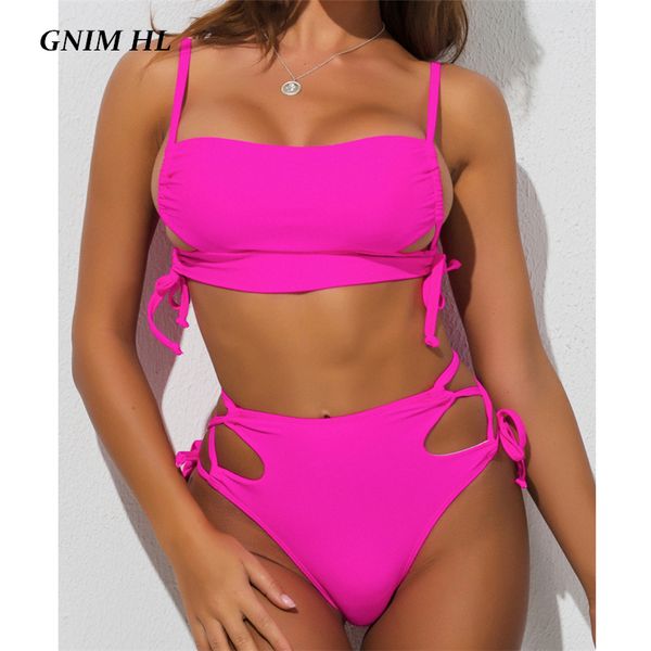 bikinis set gnim high waist bikini swimwear women 2021 hollow out bandage brazilian swimsuit female two pieces solid swimming suit
bikinis set gnim high waist bikini swimwear women 2021 hollow out bandage brazilian swimsuit female two pieces solid swimming suit