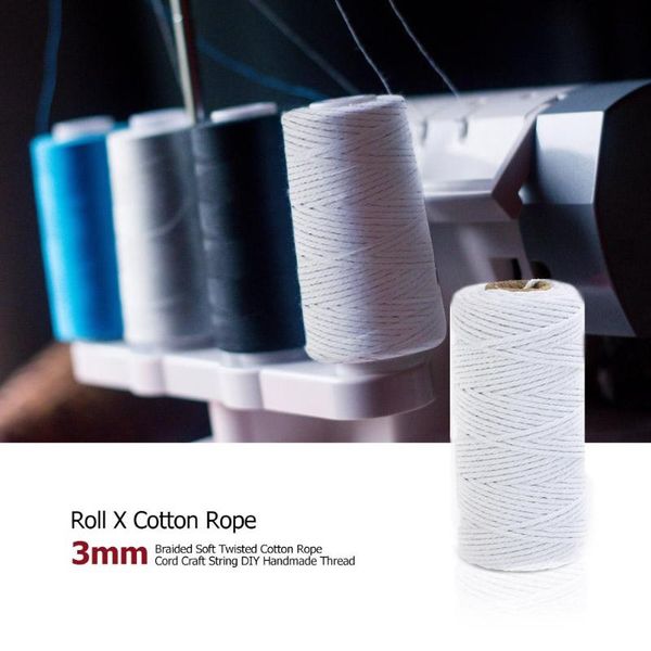 2mm braided soft twisted cotton rope cord craft string diy handmade thread diy handmade tying thread macrame cord rope, Black;white
2mm braided soft twisted cotton rope cord craft string diy handmade thread diy handmade tying thread macrame cord rope, Black;white
