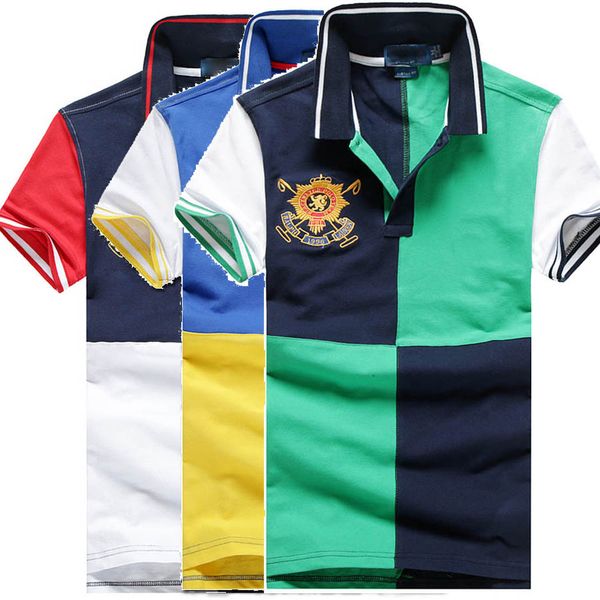 Embroidery Big Horse Ball Emblem Luxury Design Designer Male Summer Turn-Down Collar Short Sleeves Polo Shirt Men Top Plus Size A2004
Embroidery Big Horse Ball Emblem Luxury Design Designer Male Summer Turn-Down Collar Short Sleeves Polo Shirt Men Top Plus Size A2004